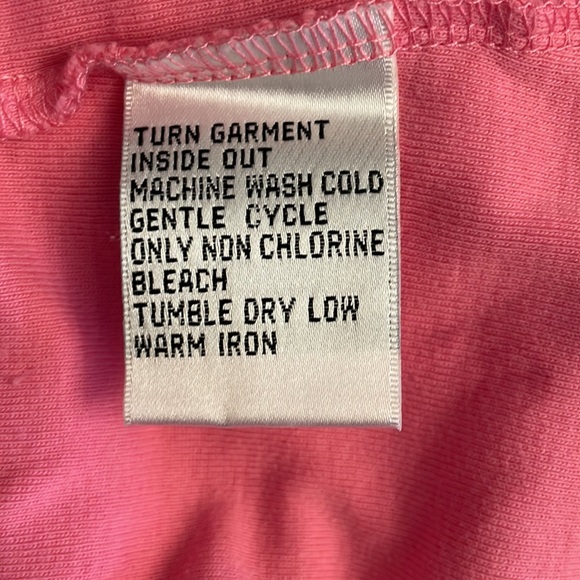 Talbots Petites Pink Mock Turtle Neck 100% Cotton - Picture 4 of 4